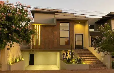 Casa de condomínio para venda em jardim san marco - bonfim paulista de 185.00m² com 3 quartos, 3 suites e 4 garagens