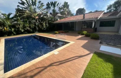 Casa de condomínio para alugar em araçoiaba da serra de 500.00m² com 4 quartos, 2 suites e 4 garagens