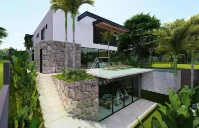 Sobrado para venda em bonfim paulista de 346.00m² com 4 quartos, 4 suites e 4 garagens