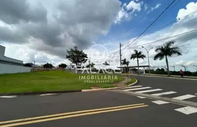 Terreno em condomínio fechado à venda no Parque Taquaral, Piracicaba 