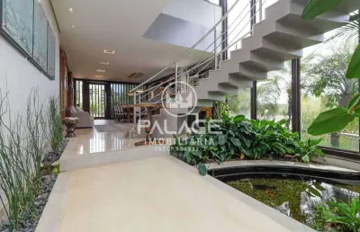 Casa de condomínio para venda em monte alegre de 532.00m² com 4 quartos, 4 suites e 5 garagens