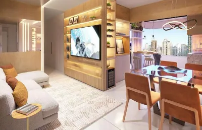 Apartamento para venda em jardim proença de 95.50m² com 3 quartos, 3 suites e 2 garagens