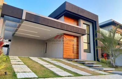 Casa de condomínio para venda em cézar de souza de 175.00m² com 3 quartos, 1 suite e 4 garagens