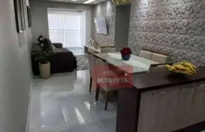 Apartamento para venda em vila augusta de 75.00m² com 3 quartos, 1 suite e 2 garagens