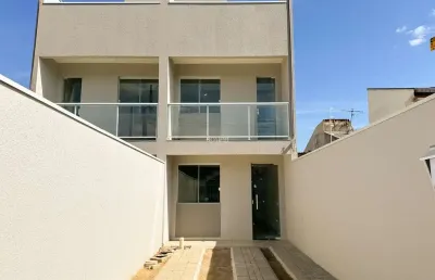 Sobrado para venda em umbará de 74.11m² com 2 quartos e 1 garagem