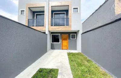 Sobrado para venda em sítio cercado de 86.00m² com 3 quartos, 1 suite e 2 garagens
