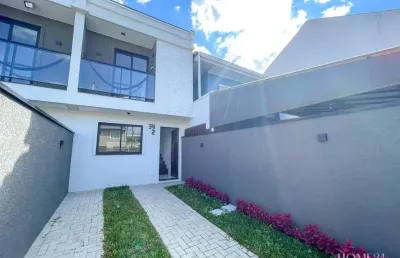 Sobrado para venda em umbará de 160.00m² com 2 quartos, 2 suites e 2 garagens