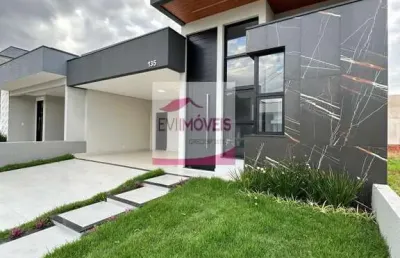 Casa de condomínio para venda em residencial jardim do jatobá de 150.00m² com 3 quartos, 1 suite e 4 garagens