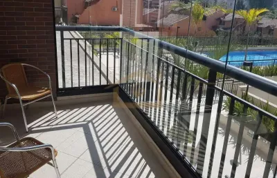 Apartamento para alugar em granja viana de 57.00m² com 2 quartos, 1 suite e 1 garagem