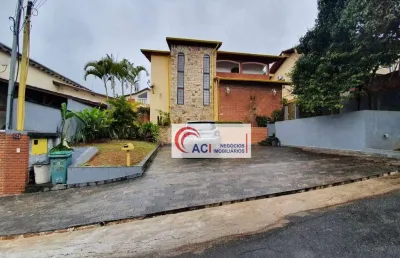 Casa de condomínio para venda e aluguel em granja viana de 490.00m² com 6 quartos, 4 suites e 6 garagens