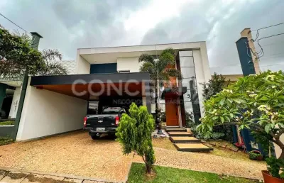 Casa de condomínio para venda em residencial reserva esmeralda de 300.00m² com 4 quartos, 4 suites e 2 garagens
