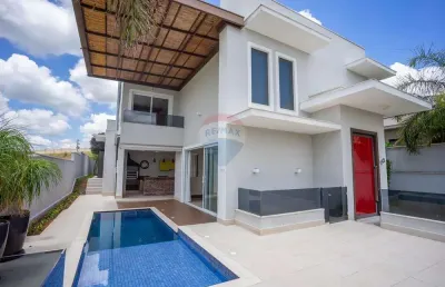 Casa de condomínio para venda em reserva santa rosa de 326.80m² com 3 quartos, 3 suites e 2 garagens
