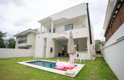 Casa de condomínio para venda em condominio ville de france de 333.82m² com 3 quartos, 3 suites e 2 garagens