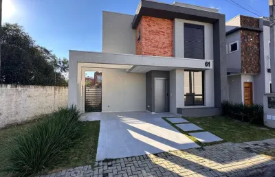 Casa de condomínio para venda em campo de santana de 121.00m² com 3 quartos, 1 suite e 1 garagem