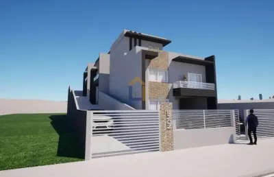Sobrado para venda em santa cândida de 180.00m² com 3 quartos, 1 suite e 1 garagem