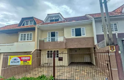 Sobrado para venda em atuba de 155.00m² com 3 quartos, 1 suite e 2 garagens