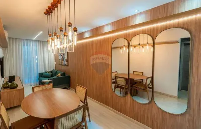Apartamento para venda em ribeira de 92.00m² com 2 quartos e 1 garagem