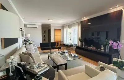 Apartamento para venda em vila mendonça de 210.00m² com 3 quartos, 3 suites e 3 garagens