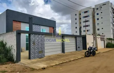 Casa de condomínio para venda em candeias de 102.00m² com 3 quartos, 1 suite e 2 garagens