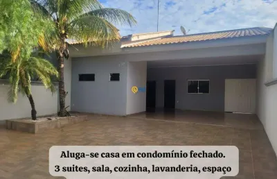 Casa de condomínio para alugar em residencial veneza de 150.00m² com 3 quartos, 3 suites e 4 garagens