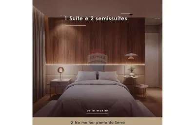 Apartamento para venda em serra de 103.29m² com 3 quartos, 1 suite e 2 garagens