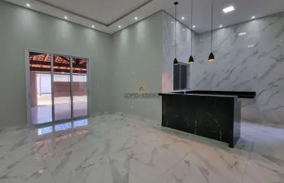 Casa para venda em residencial ouro verde de 140.00m² com 3 quartos, 1 suite e 2 garagens