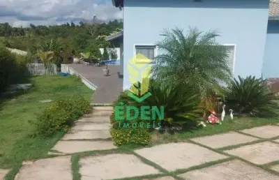 Chácara para venda em éden de 330.00m² com 3 quartos, 1 suite e 7 garagens