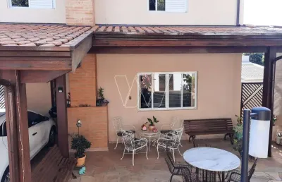 Casa de condomínio para venda em loteamento caminhos de são conrado (sousas) de 245.00m² com 4 quartos, 1 suite e 4 garagens