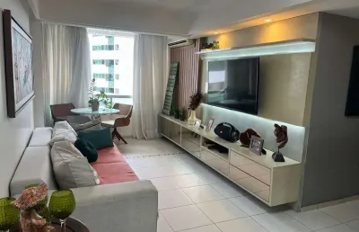 Apartamento para venda em boa viagem de 96.00m² com 3 quartos, 1 suite e 2 garagens