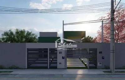 Casa para venda em balneário dos golfinhos de 78.00m² com 3 quartos, 1 suite e 1 garagem