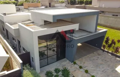 Casa para venda em condomínio quinta das tipuanas de 198.00m² com 3 quartos, 3 suites e 4 garagens