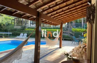 Casa de condomínio para venda em granja viana – parque primavera de 456.00m² com 3 quartos, 3 suites e 4 garagens