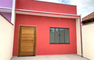 Casa para venda em residencial mombaça i de 66.00m² com 2 quartos, 1 suite e 2 garagens