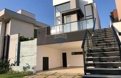 Casa de condomínio para venda em residencial ibi-aram ii de 245.00m² com 3 quartos, 3 suites e 4 garagens