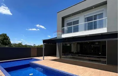 Casa de condomínio para venda em sítio do morro de 254.59m² com 3 quartos, 3 suites e 4 garagens