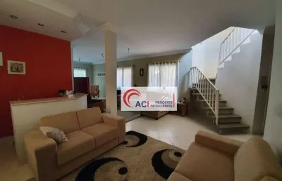Casa de condomínio para venda em recanto das flores de 188.00m² com 4 quartos, 1 suite e 2 garagens