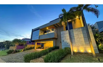 Casa de condomínio para venda em residencial e empresarial alphaville de 390.00m² com 4 quartos, 3 suites e 6 garagens