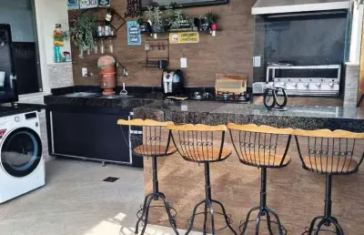 Vendo excelente cobertura de 3 quartos, área gourmet completa, no bairro água branca - contagem