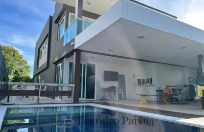 Vendo casa de condomínio, 400 m², 4 suites, piscina, r$ 3.200.000,00