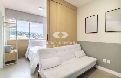 Apartamento tipo stúdio à venda, reformado e mobiliado, 23m², centro, florianópolis - sc