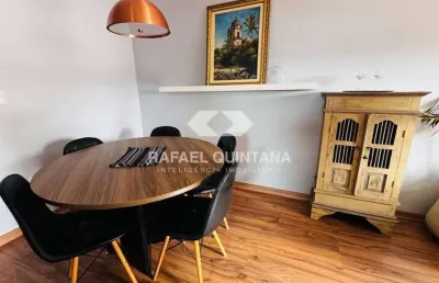 Apartamento 2 quartos mobiliado à venda, 1 vaga, 62m² privativos, trindade, florianópolis - sc