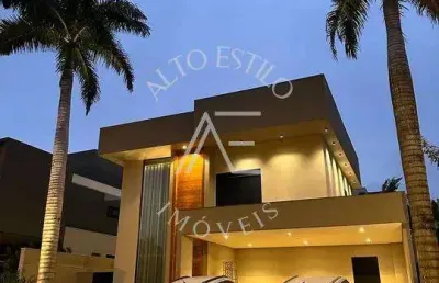 Sobrado à venda, alphaville 4 suítes sendo 1 piso inferior