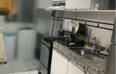 Apartamento com 2 quartos à venda na Rua Laudo Ferreira de Camargo, Parque São Vicente, Mauá