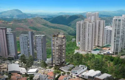 Apartamento para venda em nova lima, vila da serra, 2 dormitórios, 2 suítes, 2 banheiros, 2 vagas