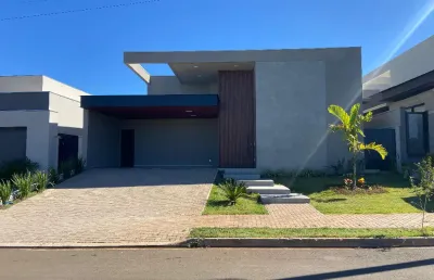 Residência térrea nova no condomínio residencial tamboré bauru