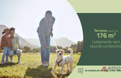 Terreno à venda, 176 m² à partir de r$199.226,72 (à vista) no central ville em atibaia/sp - te2351