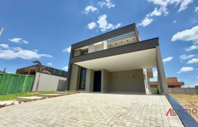 Casa moderna no condomínio vista da serra - atibaia/sp