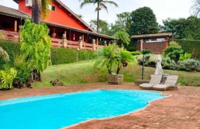 Casa com 5 dormitórios à venda, 595 m² por r$ 3.000.000,00 - canedos - piracaia/sp