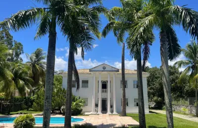 Casa em condomínio fechado com 4 quartos à venda no portão, lauro de freitas , 332 m2 por r$ 2.500.000