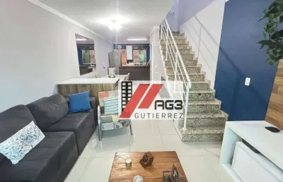 Sobrado mobiliado em condomínio fechado com 2 suítes, 2 vagas e área gourmet na vila guilherme